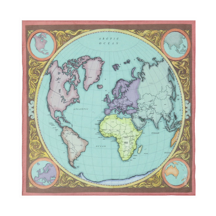 Diary of the World pocket square