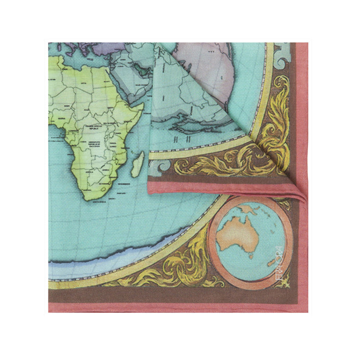 Diary of the World pocket square
