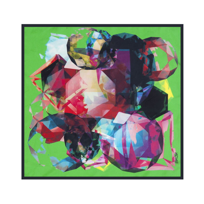 Seventeen Diamonds pocket square