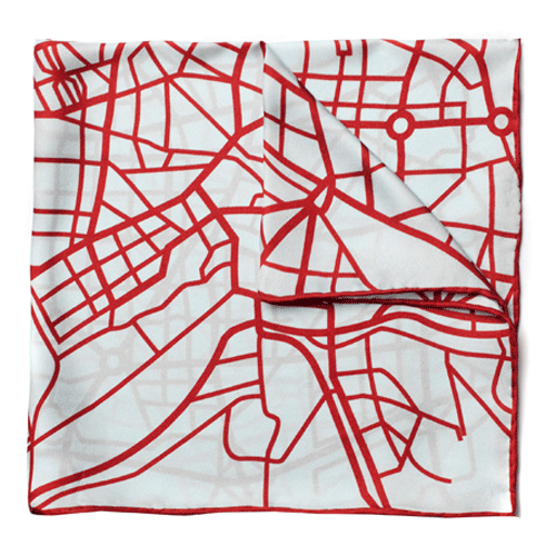 Madrid pocket square